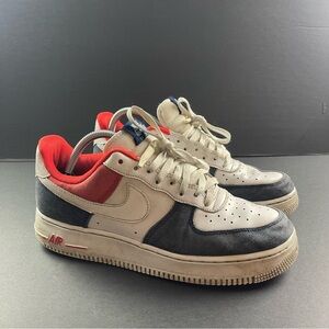 Nike Air Force 1 '07 LX 'USA Denim' Red White Blue USA DJ5174-100 Men Size 9